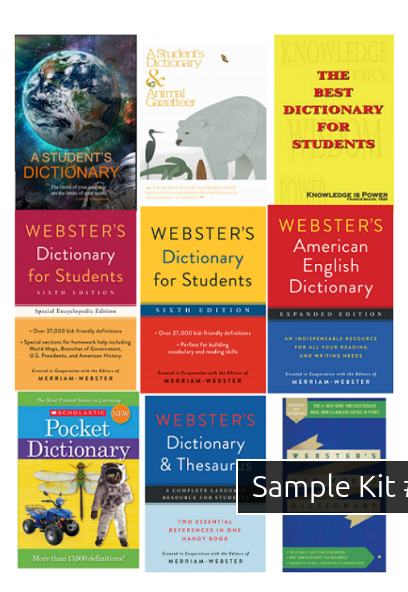 Dictionary sample kit